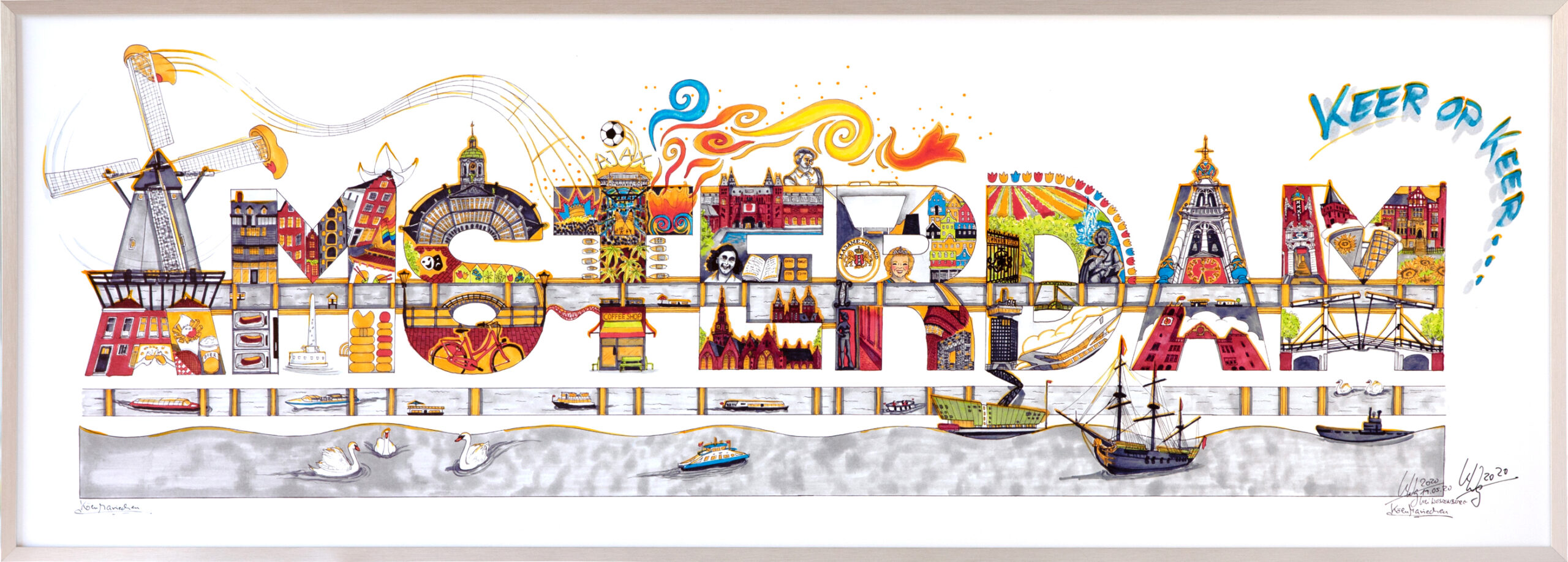 Amsterdam 100 x 35cm Amsterdam 100 x 35cm scaled Koelnmariechen