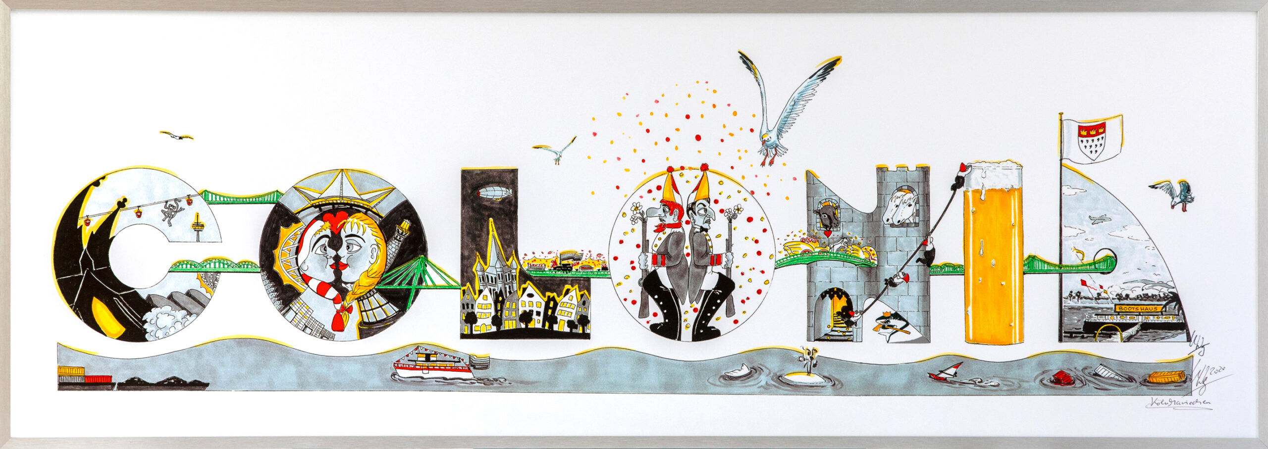 Colonia 100 x 35cm Colonia 100 x 35cm scaled Koelnmariechen