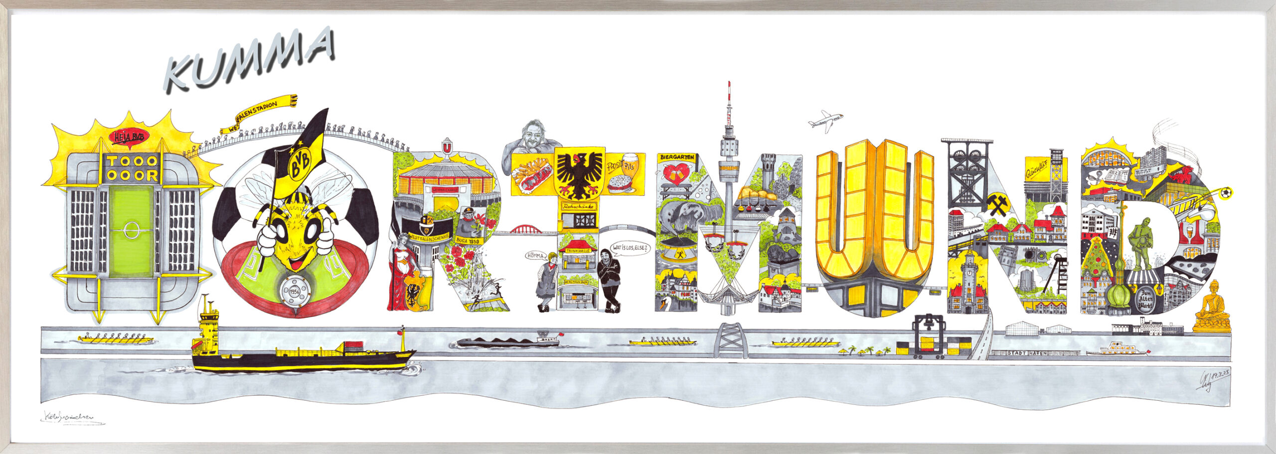 Dortmund 100 x 35cm Dortmund 100 x 35cm scaled Koelnmariechen
