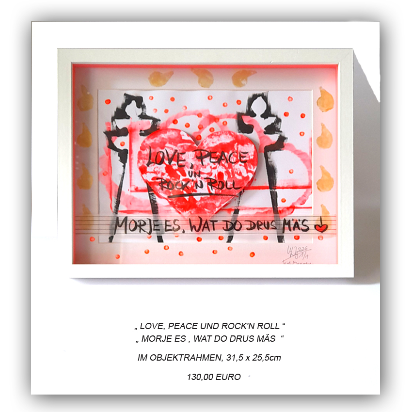 LOVE, PEACE 1 LOVE PEACE 1 Koelnmariechen